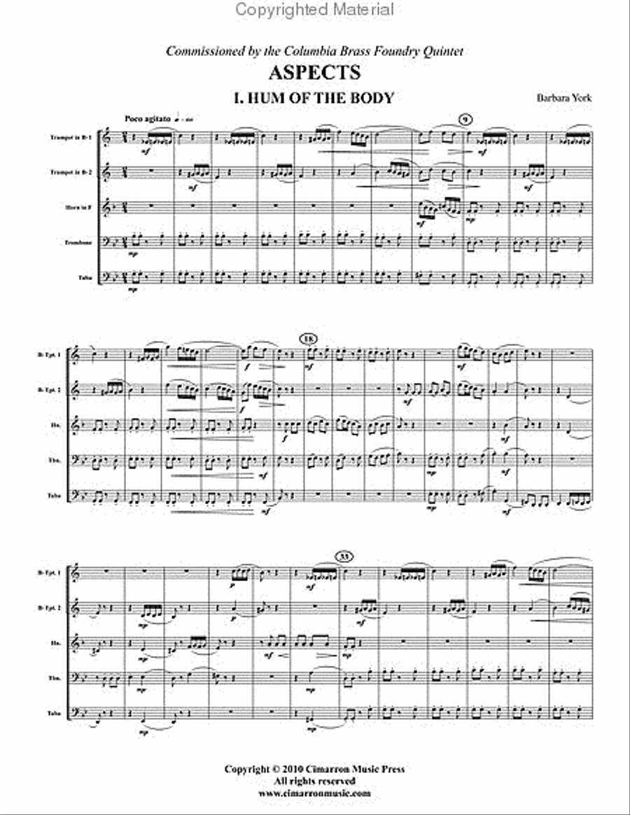 Aspects Brass Quintet scores gallery preview page 2
