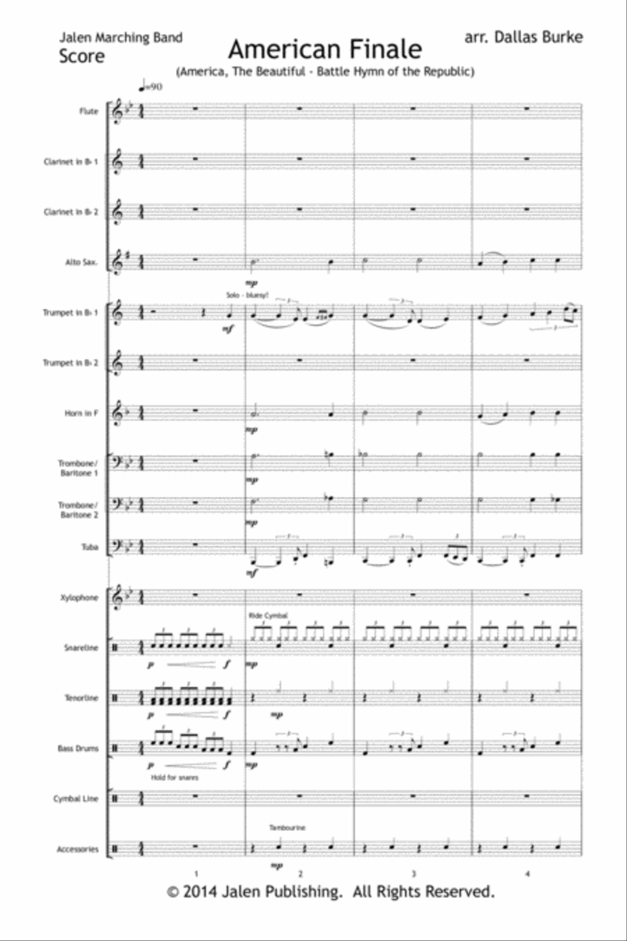 American Finale Marching Band scores gallery preview page 2