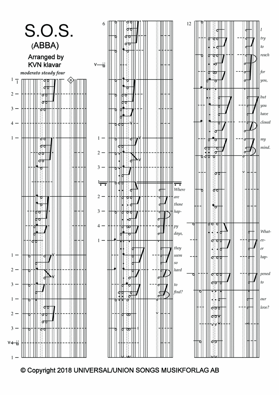Sos Voice scores gallery preview page 1