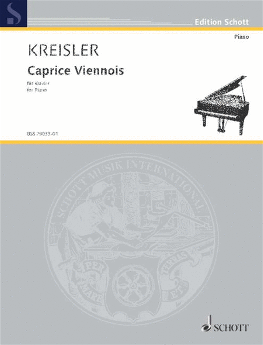 Kreisler Oc2 Caprice Viennois Op2 S.pft Piano Solo scores gallery preview page 1