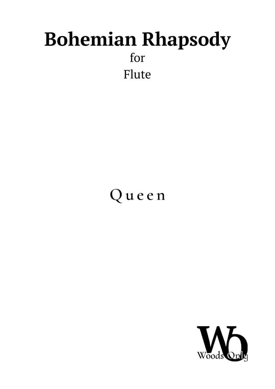 Bohemian Rhapsody Flute Solo scores gallery preview page 1