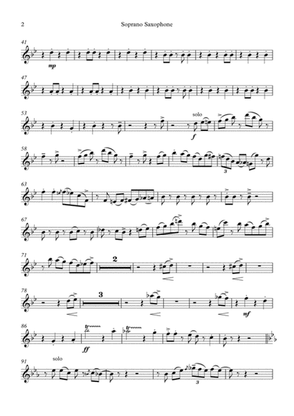 When The Saints Go Marching In (Saxophone Quartet / Quintet) - Set of Parts [x4 / 5]