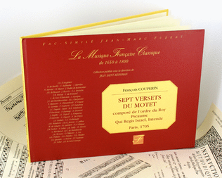 Book cover for Seven versets of the motet composed by order of the King