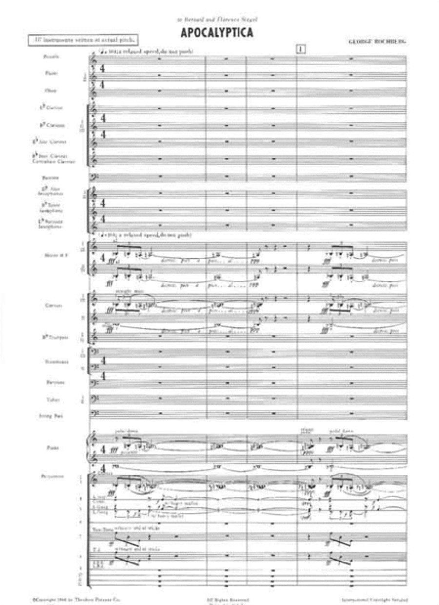 Apocalyptica Concert Band scores gallery preview page 2