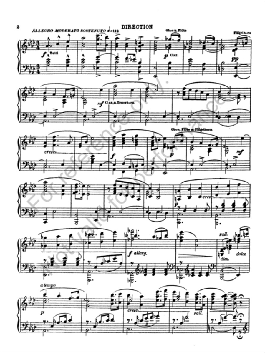Madame Butterfly Concert Band scores gallery preview page 4