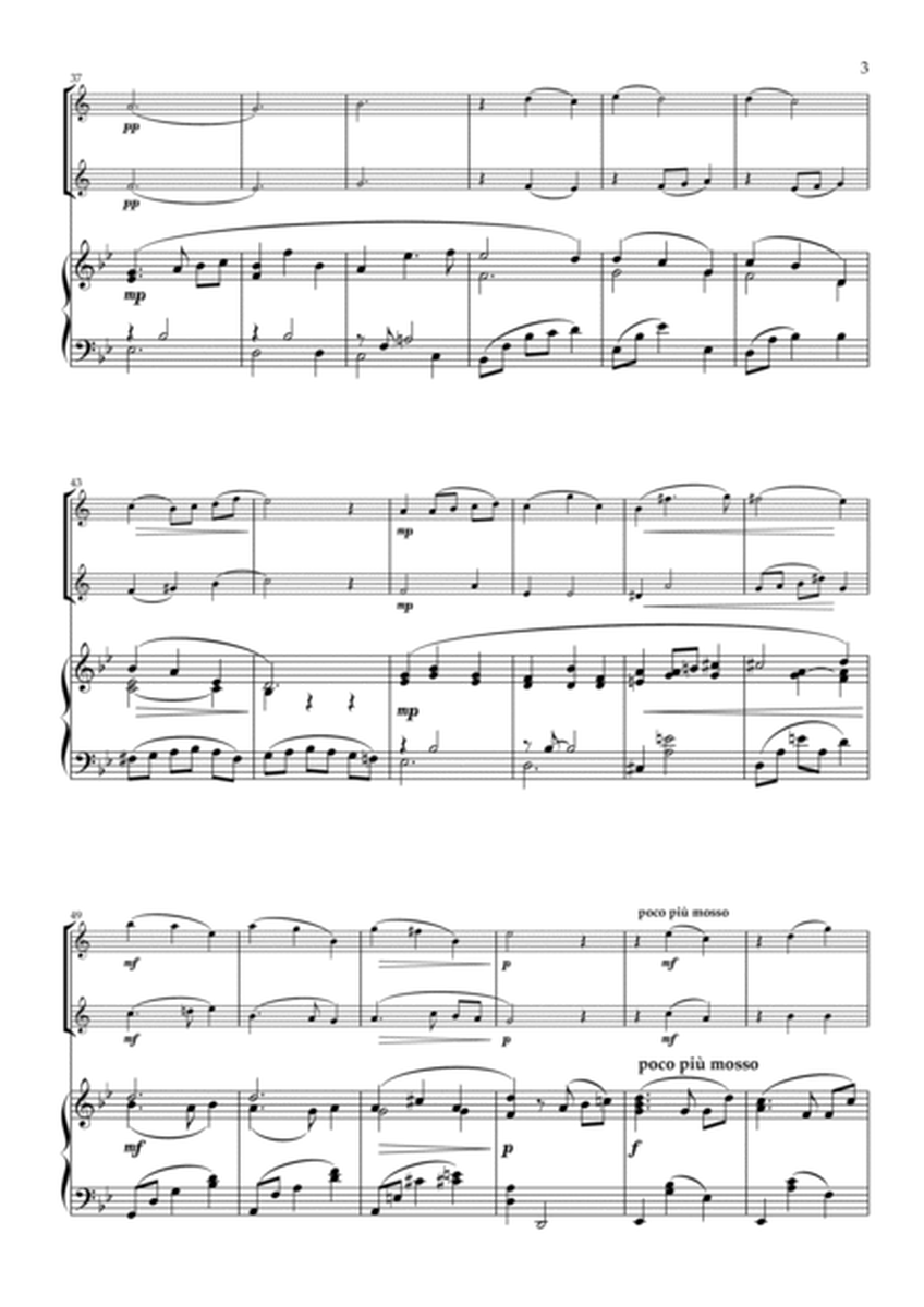 "Valse Sentimentale" Original for Clarinet Duet and Piano image number null