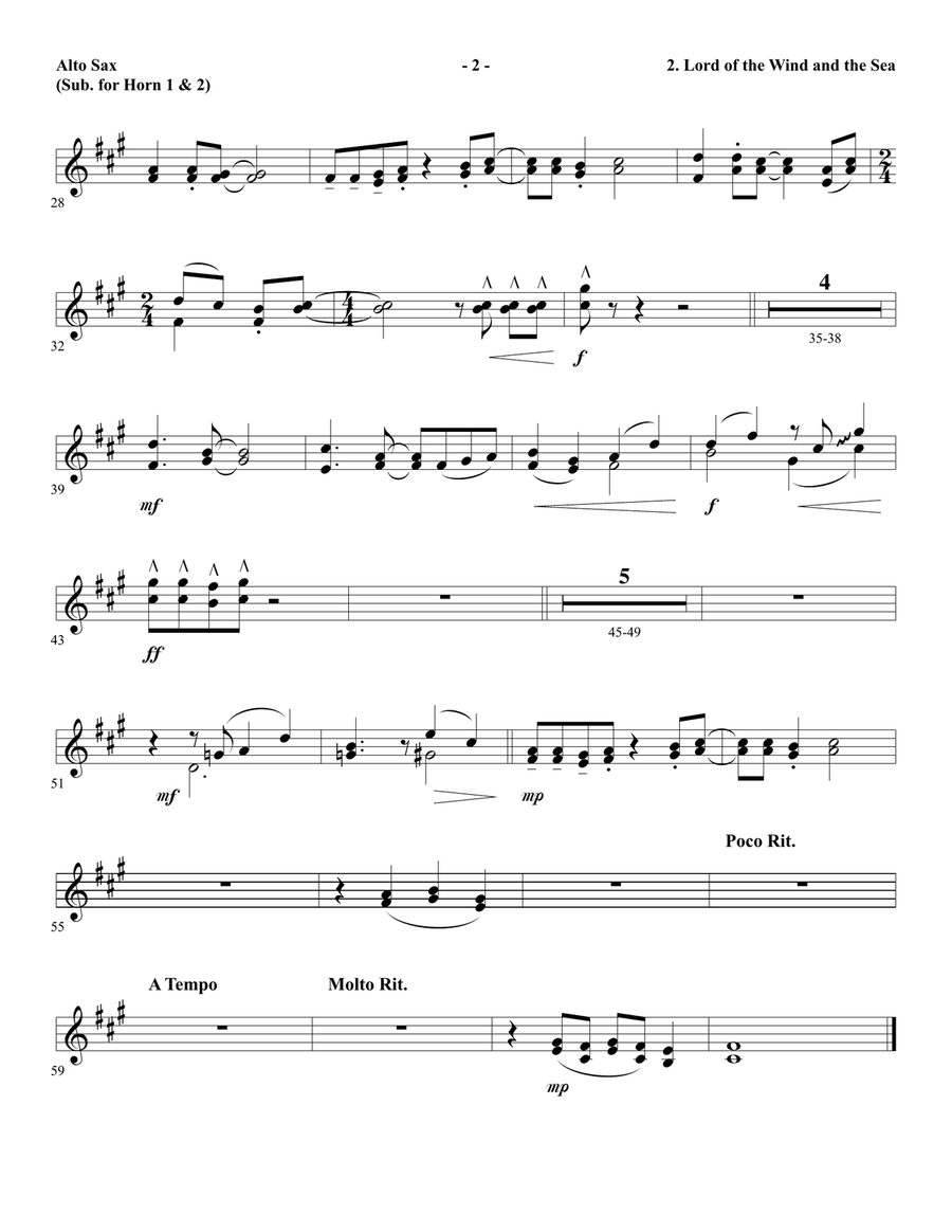 Hallelujah! What a Savior! - Printable Parts Choir scores gallery preview page 4
