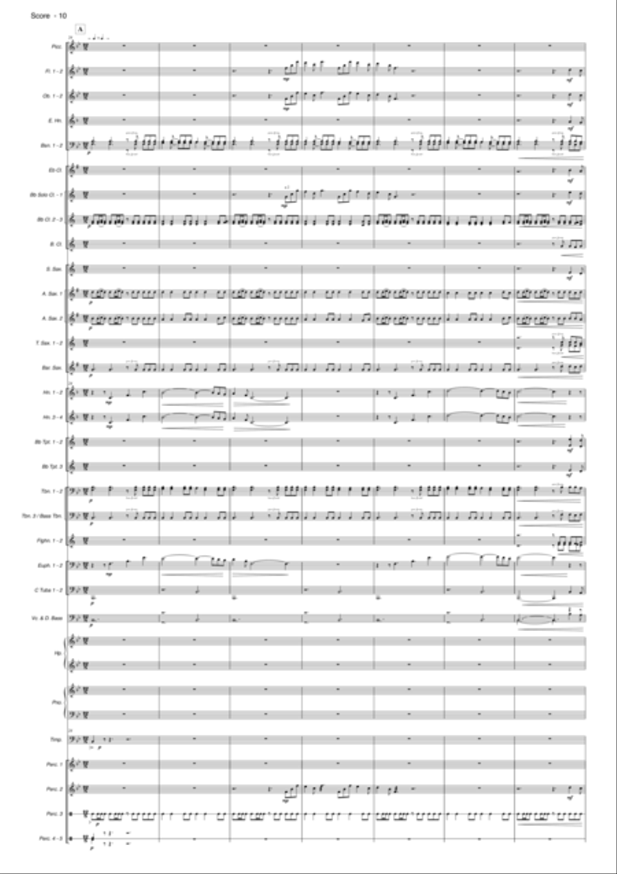 Fantasia Op. 14 Concert Band scores gallery preview page 5