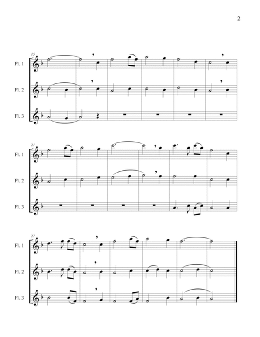 Amazing Grace - Flute Trio image number null