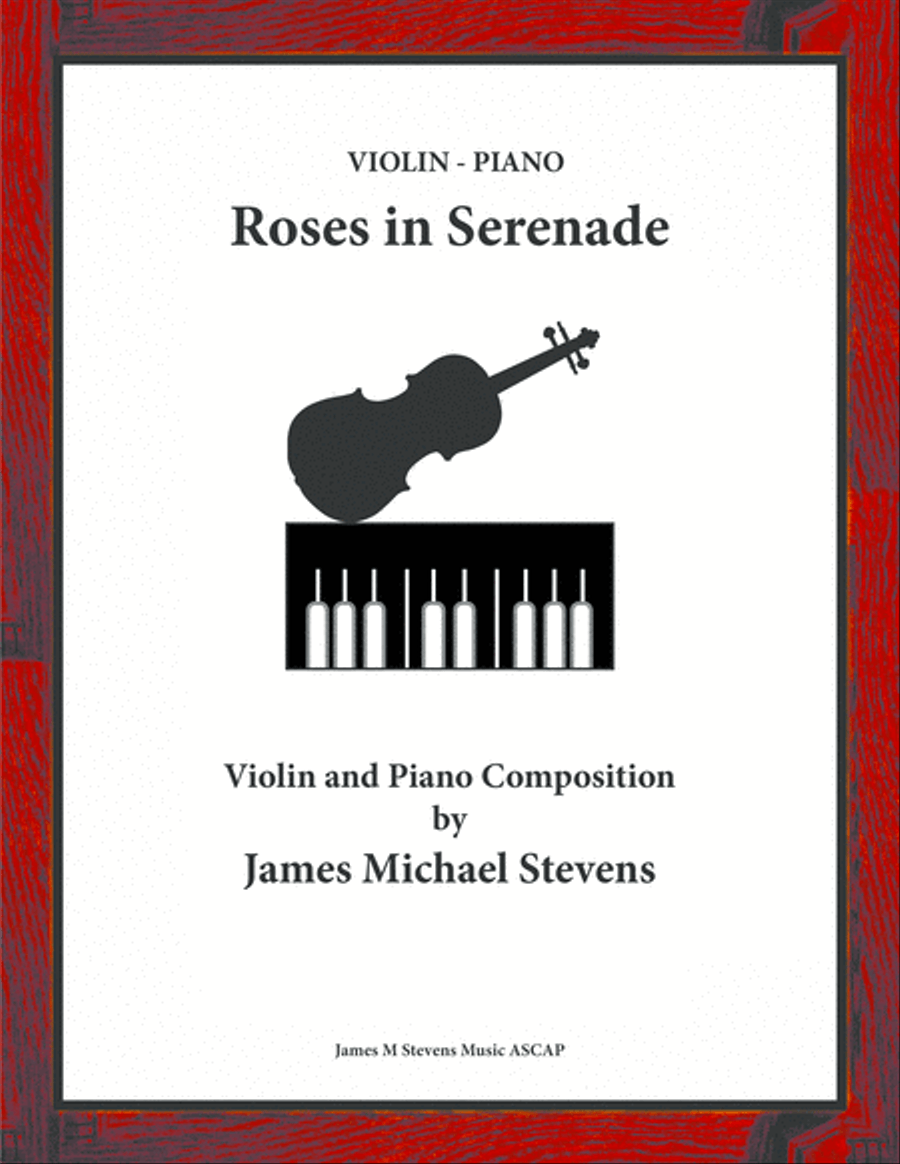 Roses in Serenade - Violin & Piano Violin Solo scores gallery preview page 1