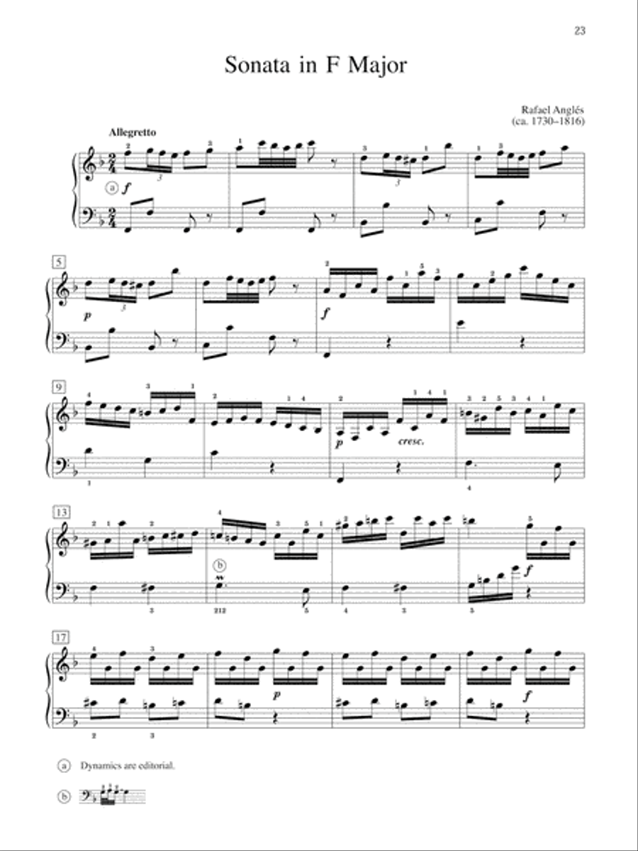 Anthology of Classical Piano Music Piano Solo scores gallery preview page 4