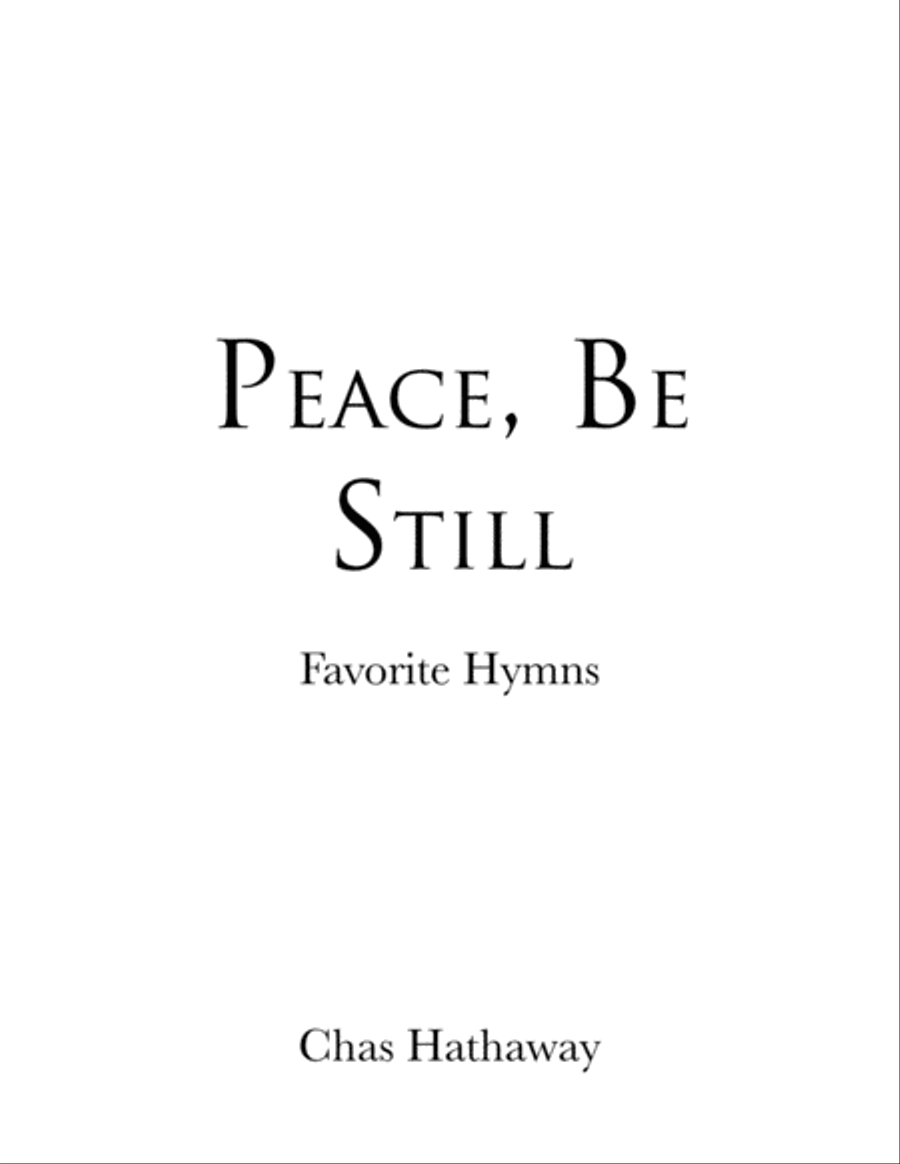 Peace, Be Still: Sheet Music Book Voice scores gallery preview page 2