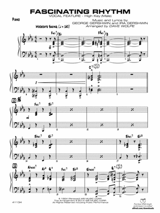 Fascinating Rhythm: Piano (High Key - Male)