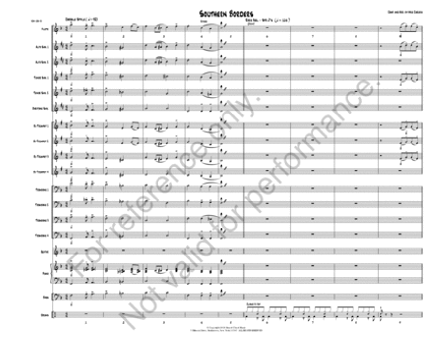 Southern Borders Jazz Ensemble scores gallery preview page 3