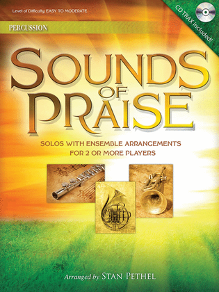 Book cover for Sounds of Praise - Percussion with CD