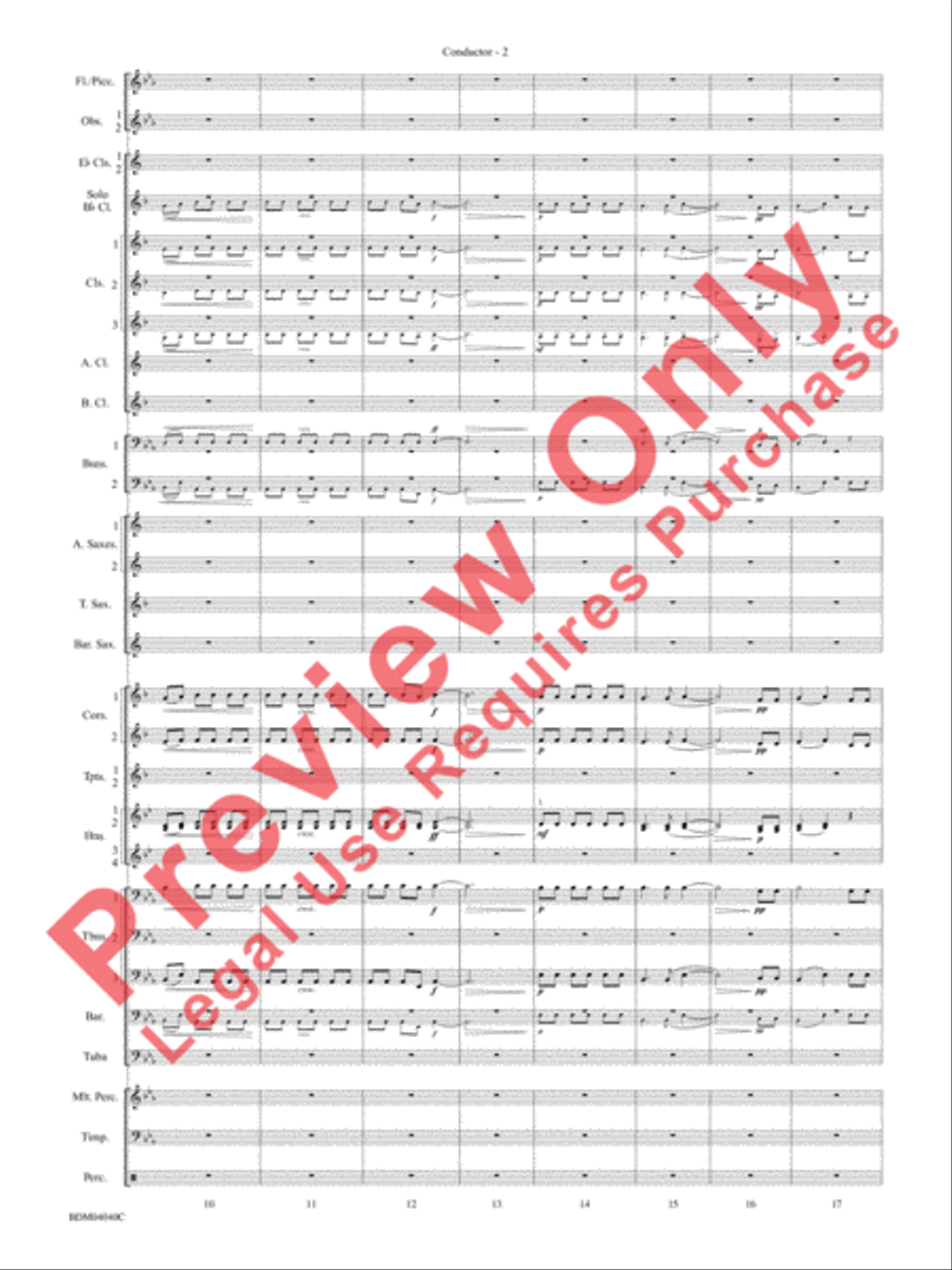 Overture 1812 Overture 1812 Concert Band scores gallery preview page 3