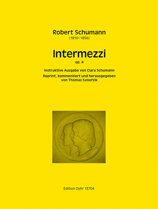 Book cover for Intermezzi op. 4 (Reprint der "Instruktiven Ausgabe" von Clara Schumann)