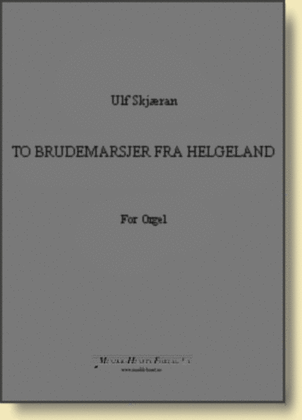 Book cover for To Brudemarsjer Fra Helgeland