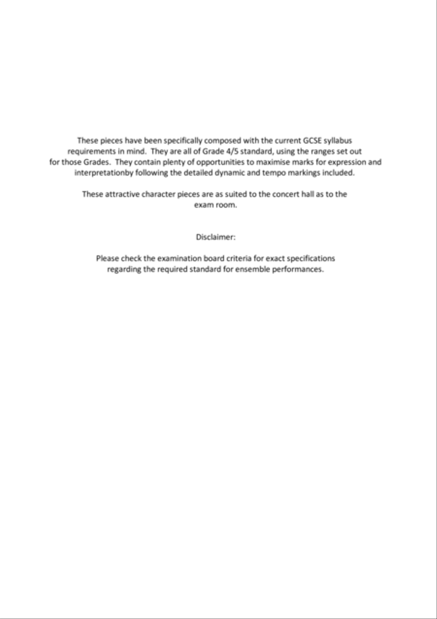 GCSEasy Sax Duets GCSEasy Sax Duets Woodwind Duet scores gallery preview page 2