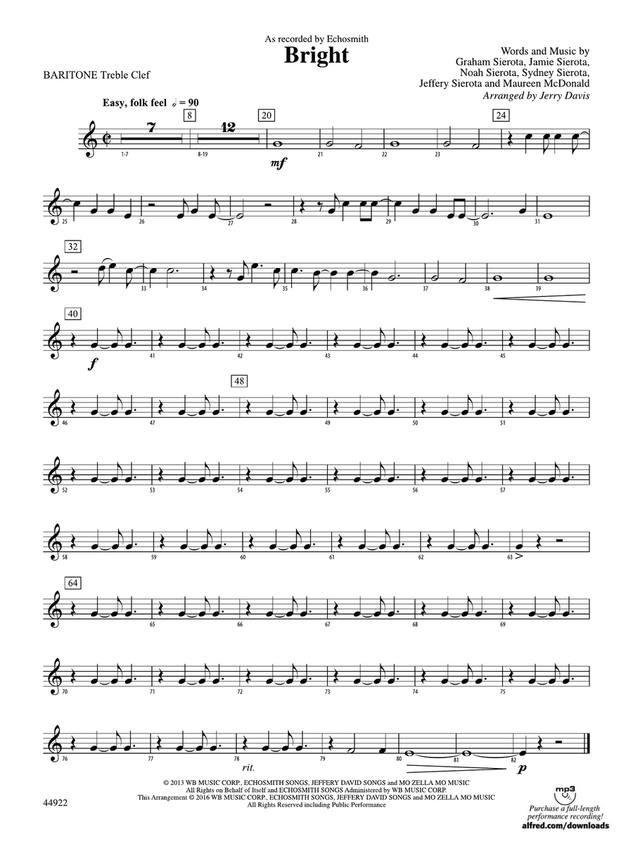 Bright: Baritone T.C.