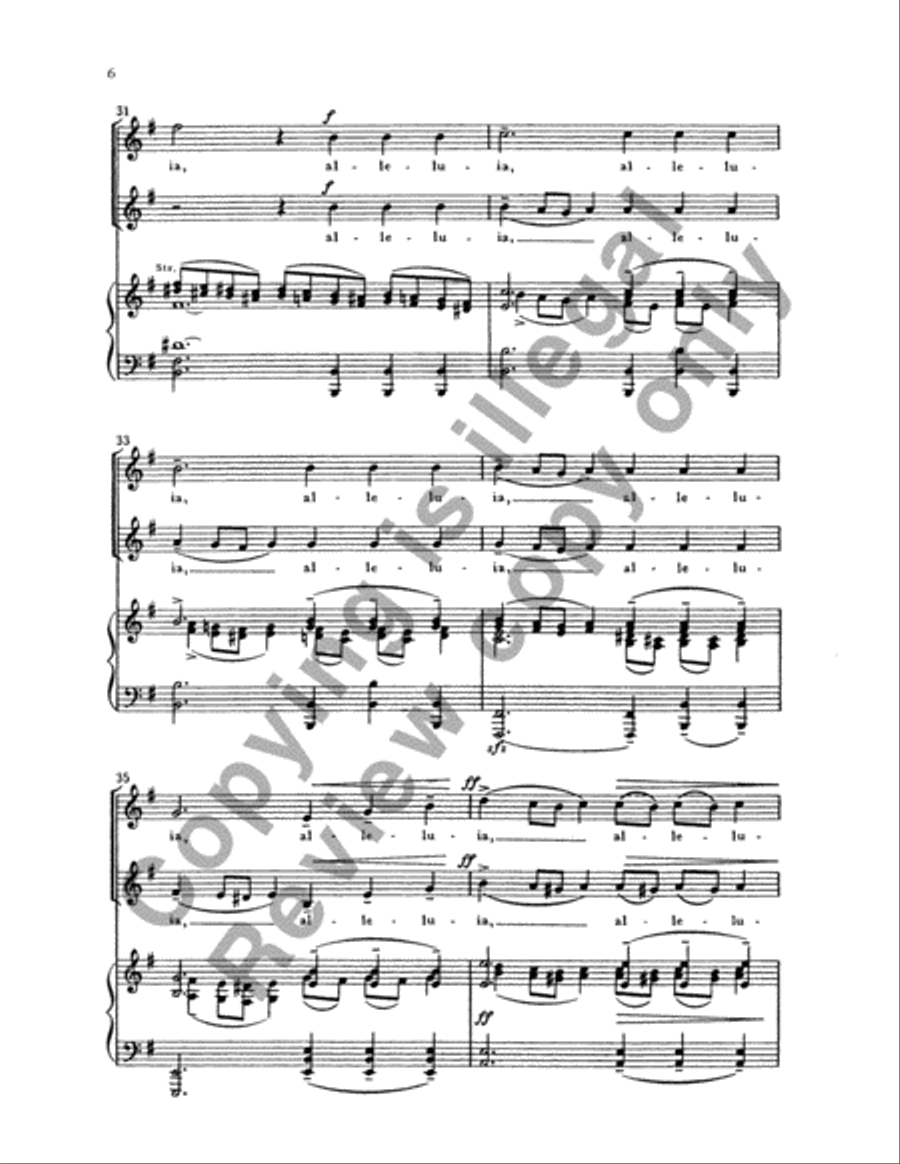 Alleluia, Amen Alleluia, Amen SSAA scores gallery preview page 25