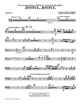 Book cover for Joyful, Joyful (from Sister Act 2) (arr. Roger Emerson) - Trombone