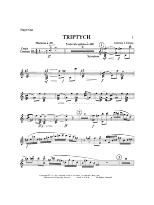 Book cover for Triptych: 1st Percussion