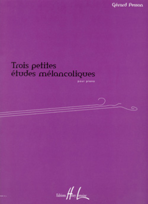Book cover for Petites Etudes Melancoliques (3)