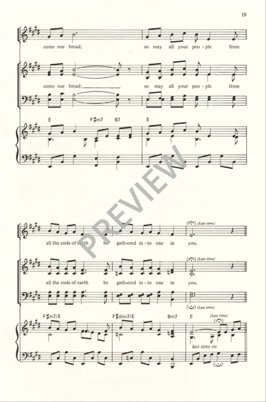 Now the Feast and Celebration 4-Part scores gallery preview page 21