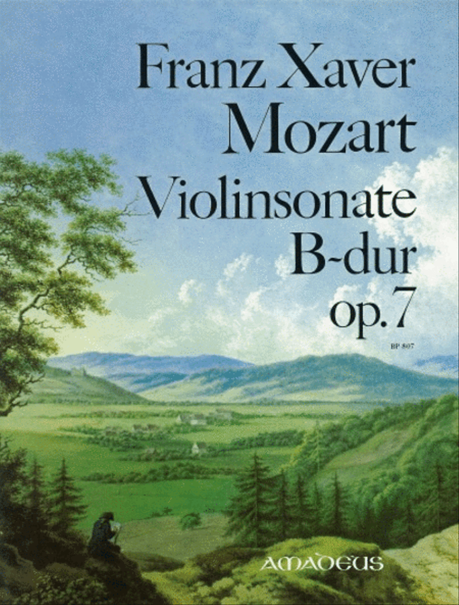Sonate Bb major op. 7 Violin Solo scores gallery preview page 1