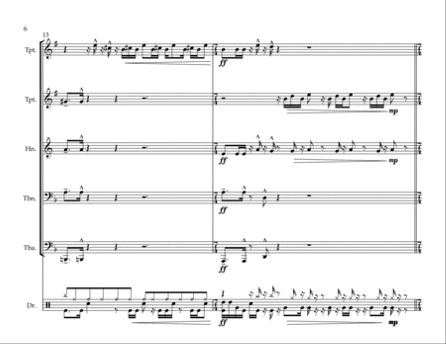 mars Brass Quintet scores gallery preview page 6