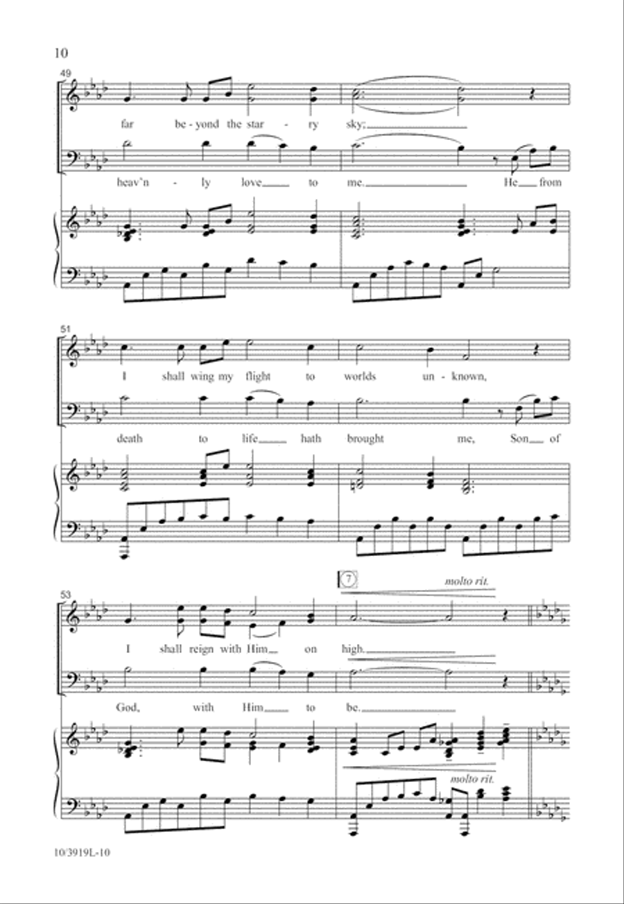 He Keeps Me Singing 4-Part scores gallery preview page 11