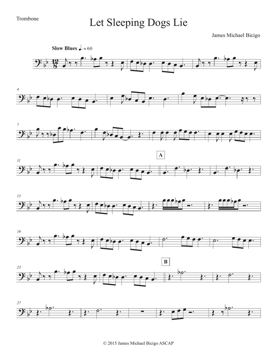 Let Sleeping Dog's Lie Concert Band scores gallery preview page 5