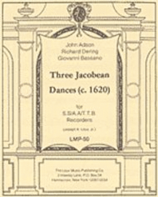Three Jacobean Dances (c.1620)