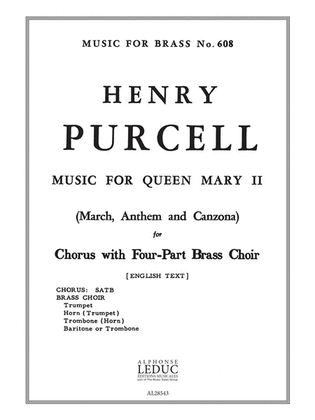 Book cover for Funeral Music For Queen Mary (choral-mixed Accompanied)