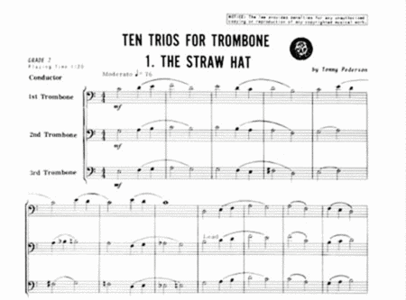 Ten Trios For Trombone
