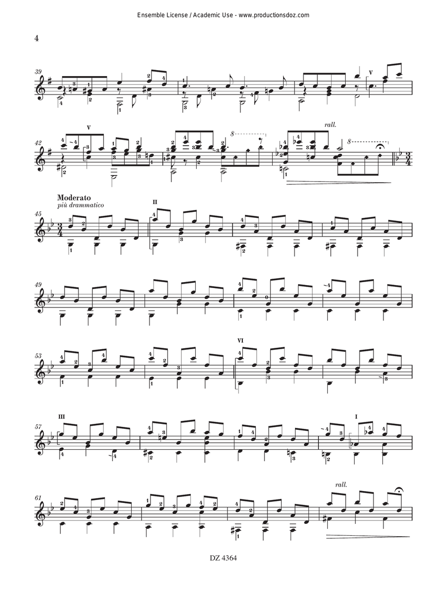 A Tiny Piece of Sky A Tiny Piece of Sky Classical Guitar scores gallery preview page 4