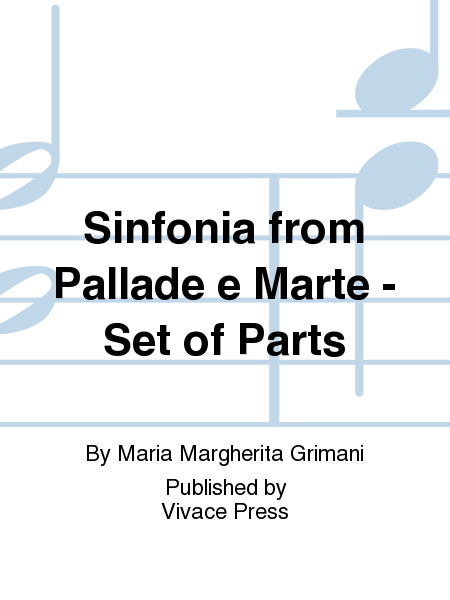 Sinfonia from Pallade e Marte - Set of Parts