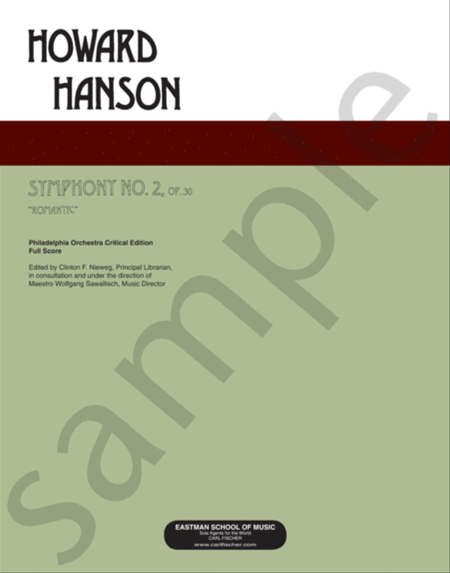 Symphony No. 2, Op. 30, 
