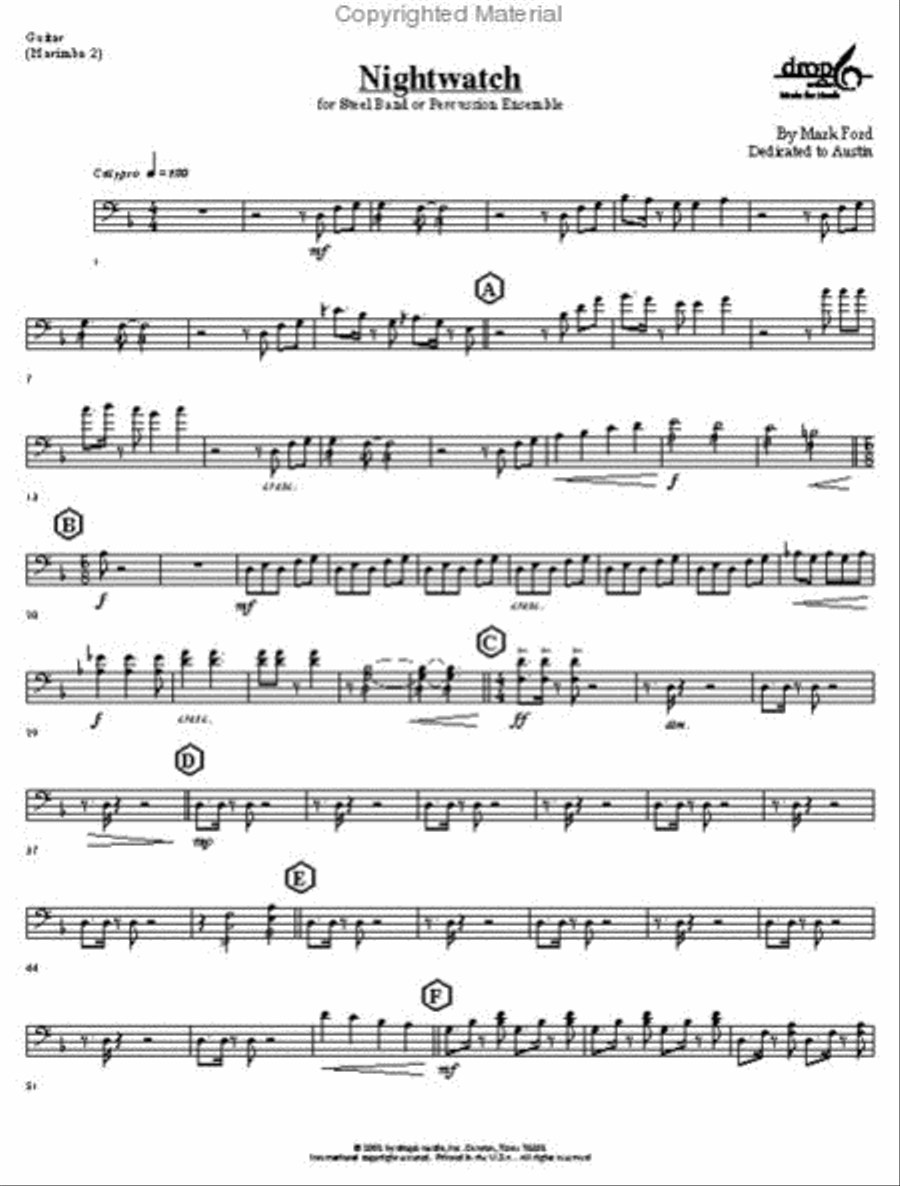 Nightwatch Nightwatch Steel Drum Band scores gallery preview page 4