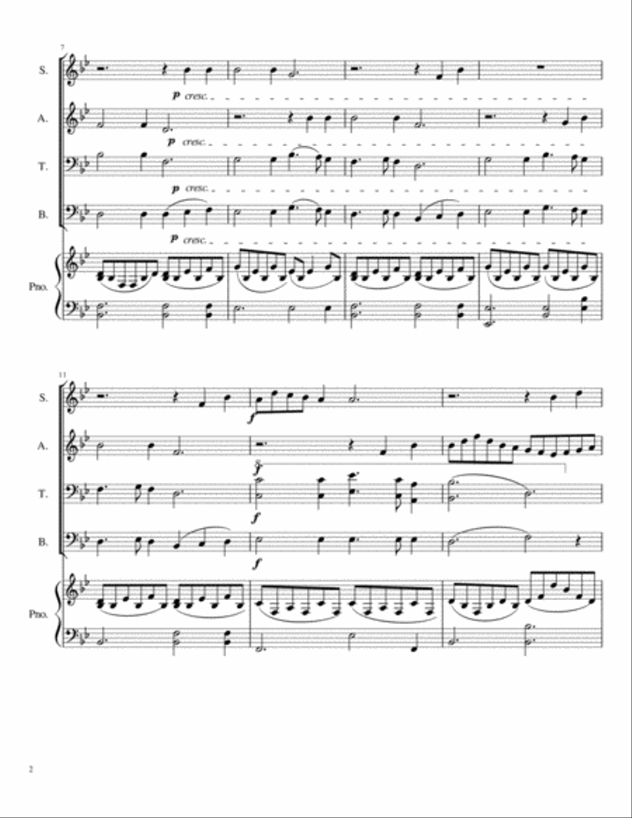 Silent Night Small Ensemble scores gallery preview page 2