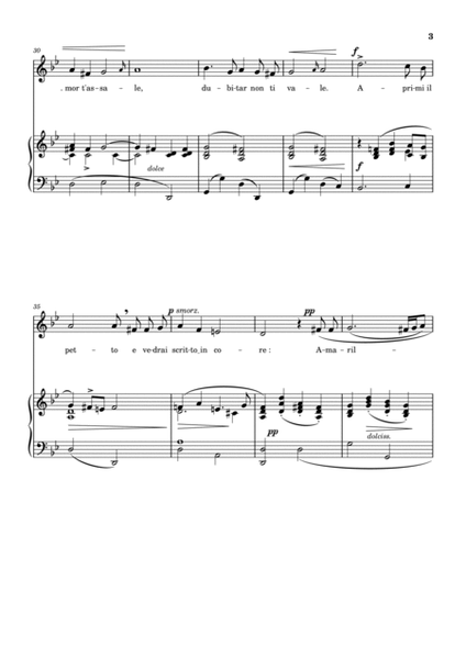 Giulio Caccini - Amarilli, mia bella - For Soprano and Piano Original image number null