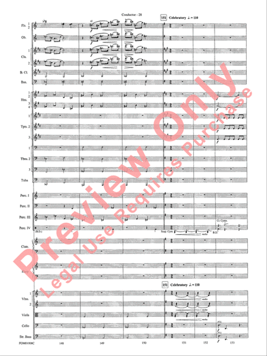 Harry Potter Symphonic Suite Full Orchestra scores gallery preview page 31