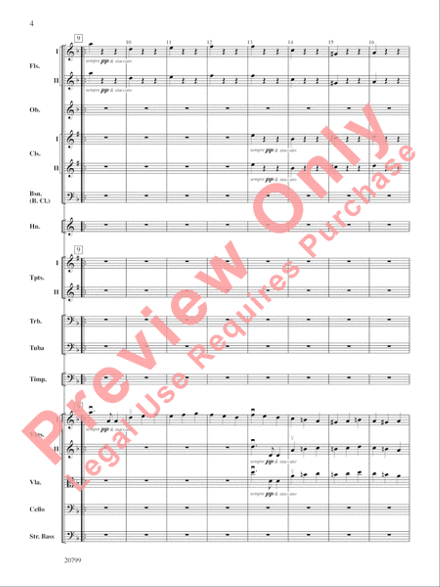 Symphony No. 9 Full Orchestra scores gallery preview page 5