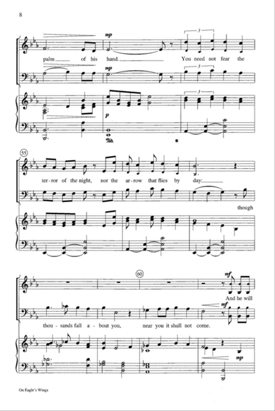 On Eagle's Wings On Eagle's Wings 4-Part scores gallery preview page 9