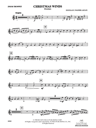 Christmas Winds (Overture): 2nd B-flat Trumpet