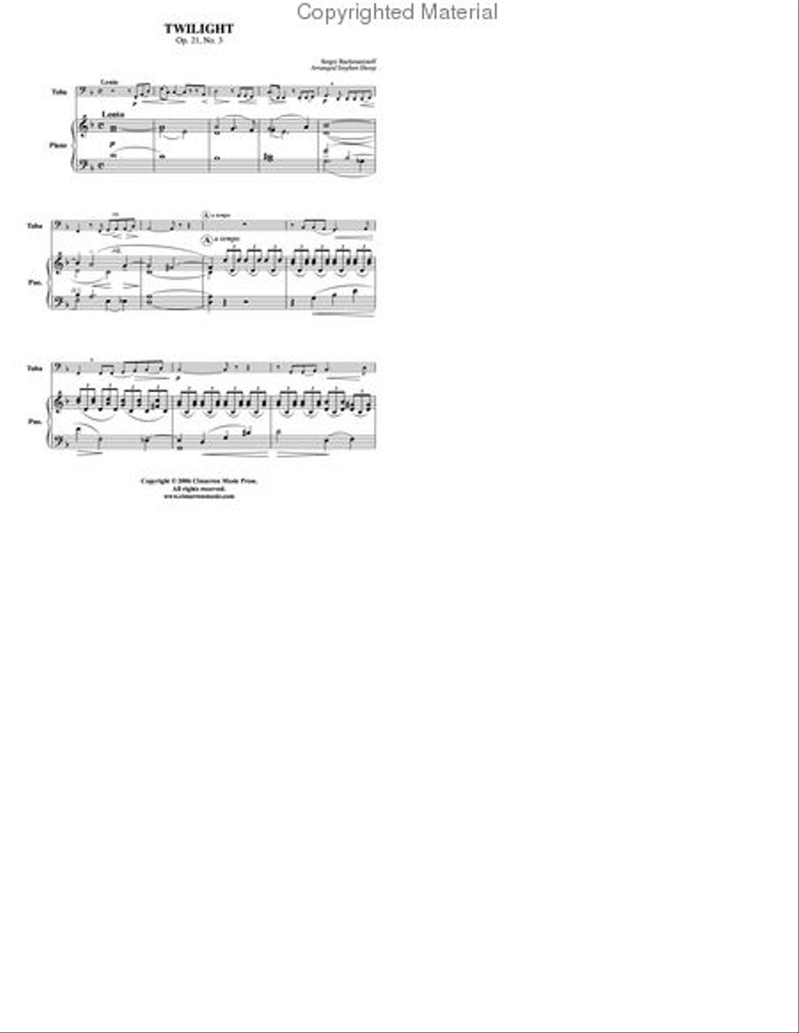Twilight Twilight Tuba scores gallery preview page 2