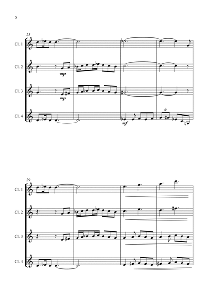 Celtic Lament - for Clarinet Quartet image number null
