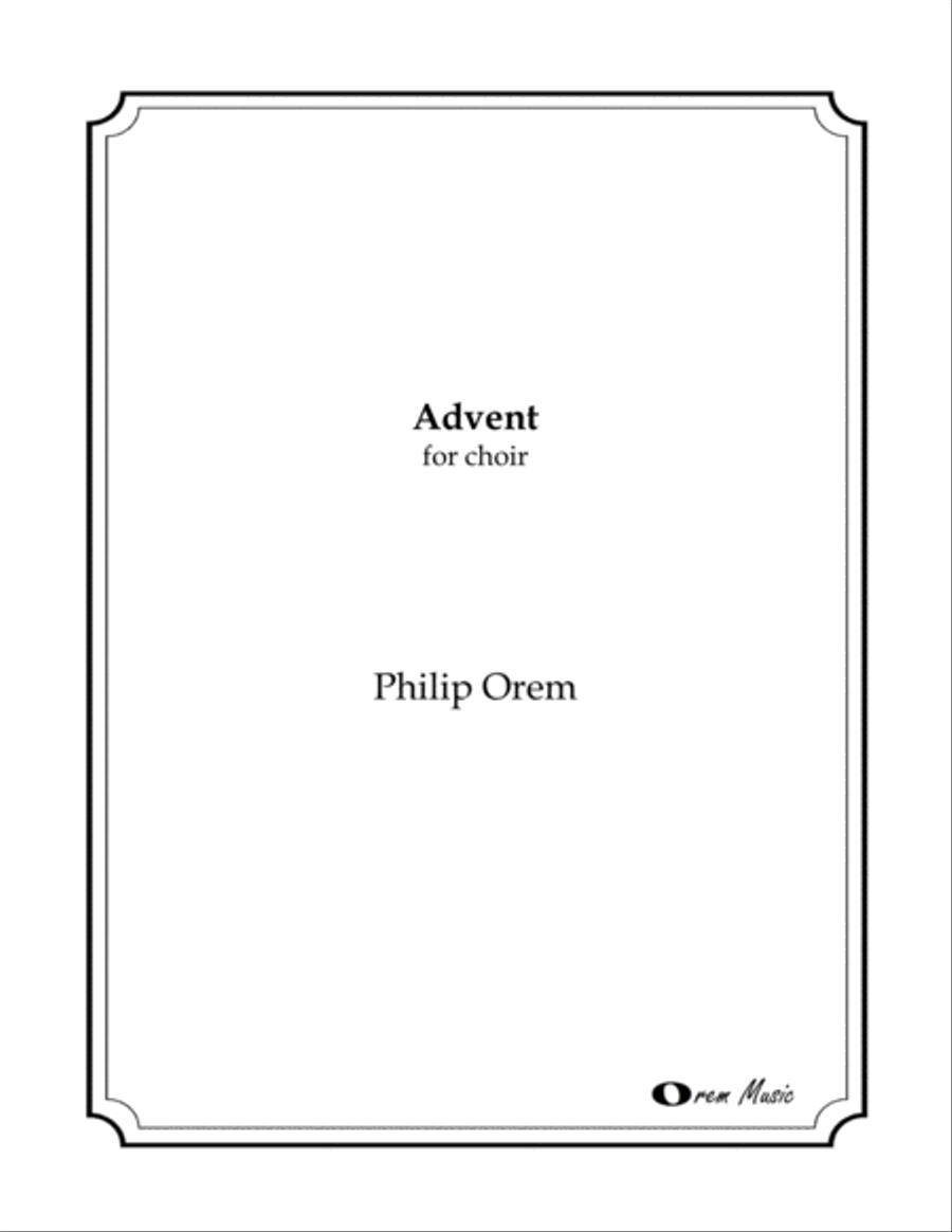 Advent 4-Part scores gallery preview page 1