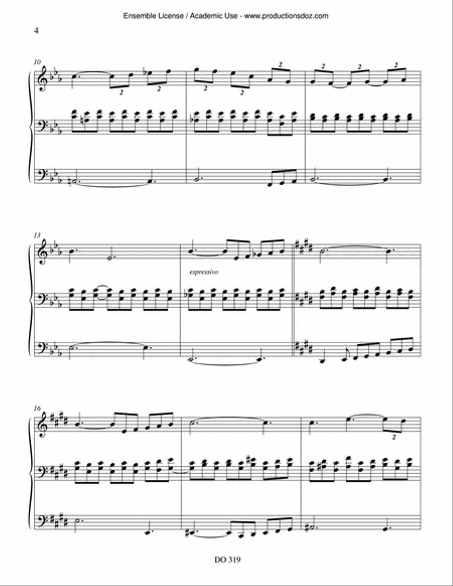 Hesychia Divertissement Organ scores gallery preview page 3